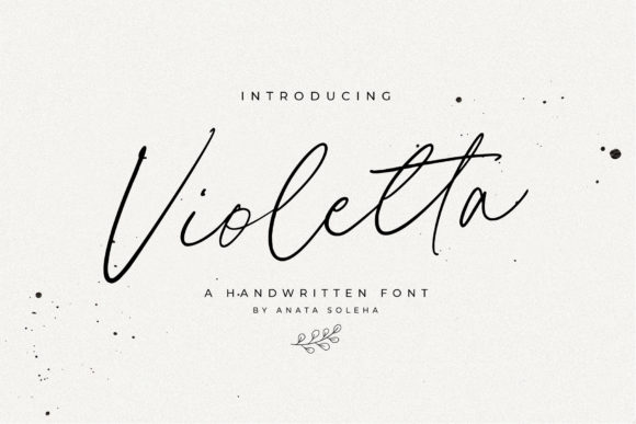 Violetta Font Poster 1