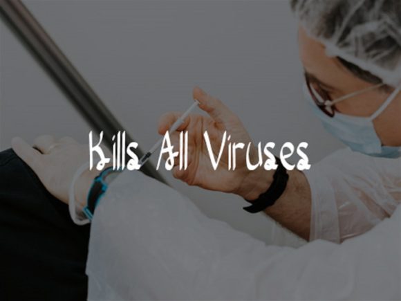 Virus Vaccines Font Poster 4