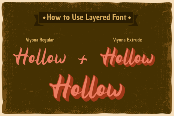 Viyona Font Poster 5