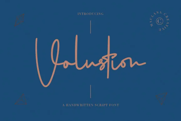 Volustion Font Poster 1