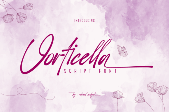 Vorticella Font Poster 1