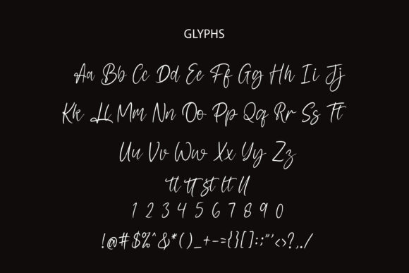 Waginda Font Poster 8