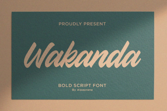 Wakanda Font