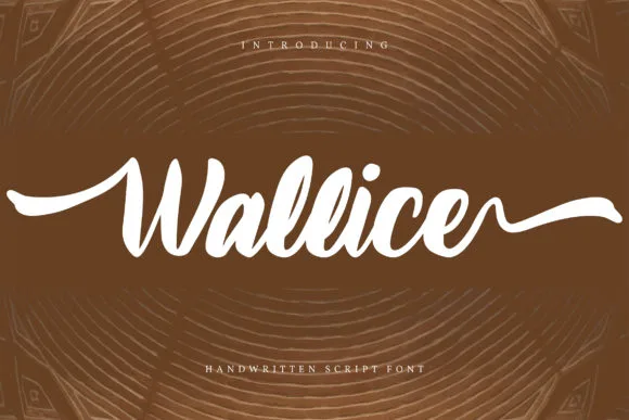 Wallice Font Wallice Font Poster 1