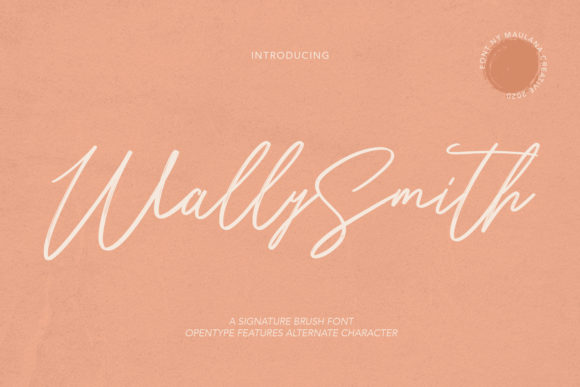 Wally Smith Font Poster 1