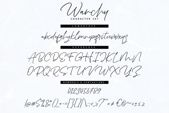 Wantroys Font Poster 5