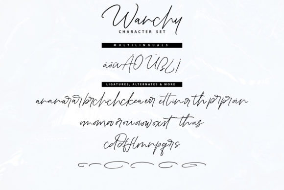 Wantroys Font Poster 6