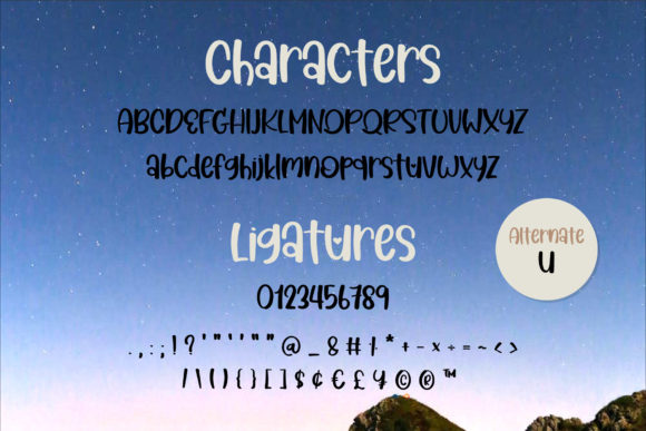 Warm Hug Font Poster 5