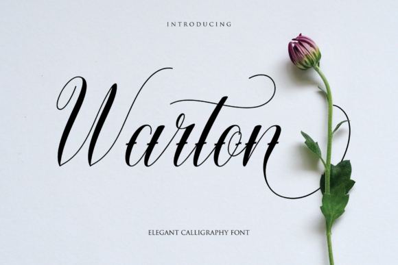 Warton Font Poster 1