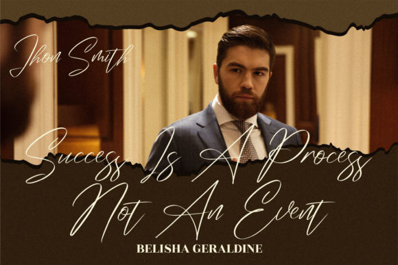 Washington Signature Font Poster 8