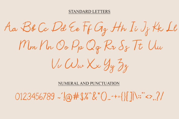 Watercolor Font Poster 5
