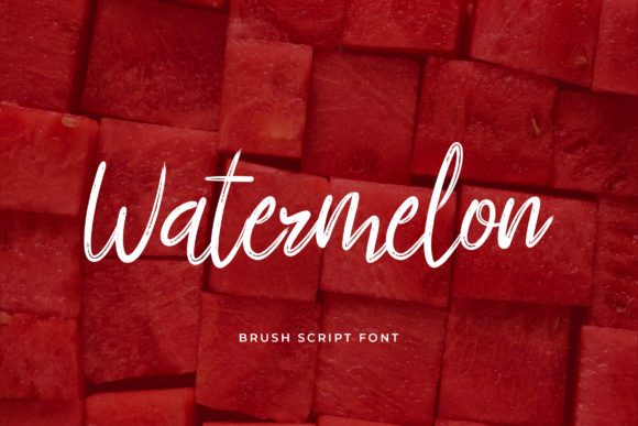 Watermelon Font Poster 1