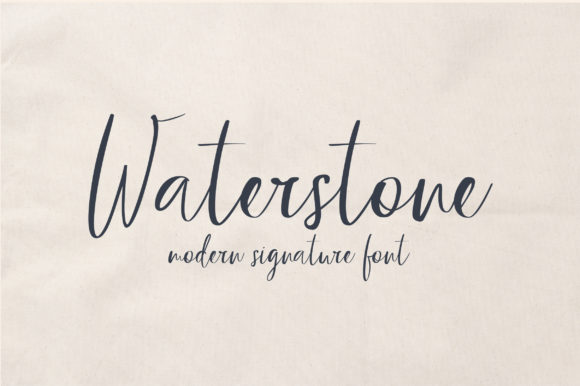 Waterstone Font Poster 1