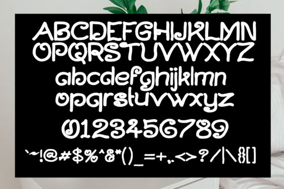 Waves Font Poster 3