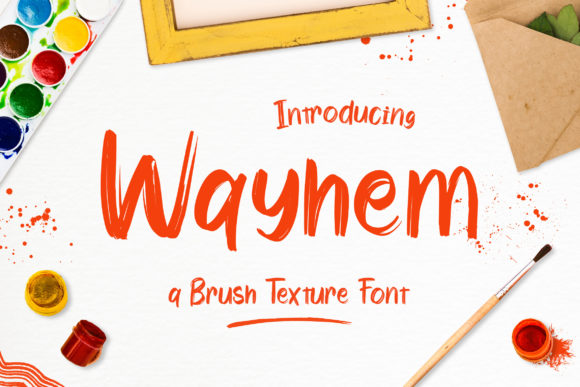 Wayhem Font Poster 1