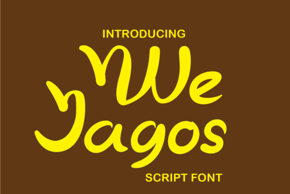 We Jagos Font