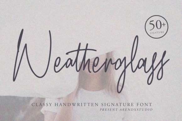 Weatherglass Font Poster 1