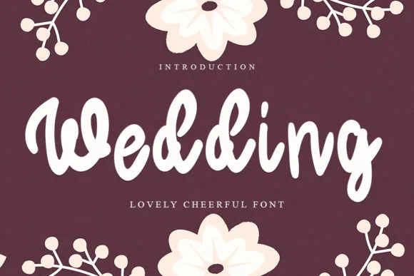 Wedding Font Wedding Font Poster 1