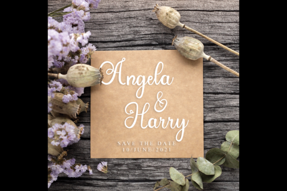 Wedding Font Poster 2