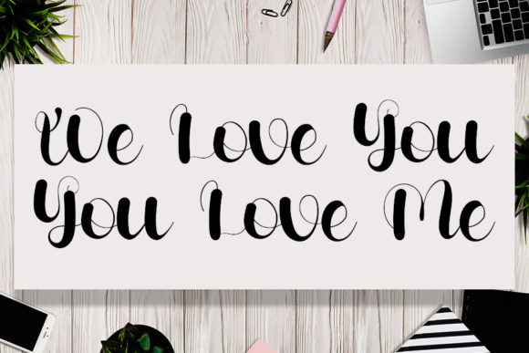Wedding Font Poster 2