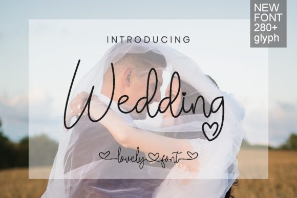 Wedding Font Poster 1