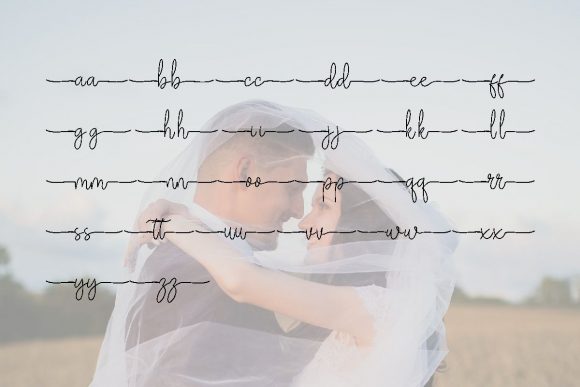 Wedding Font Poster 4