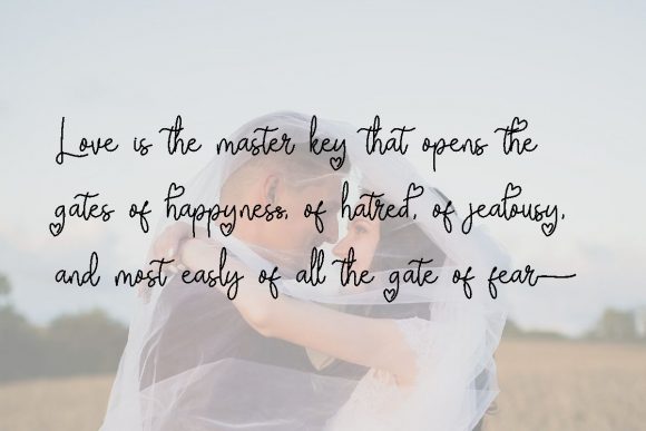 Wedding Font Poster 7