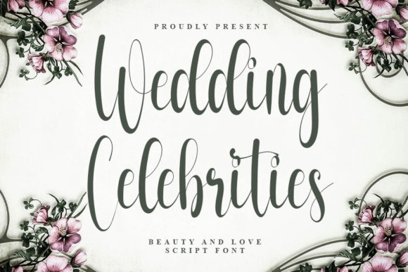 Wedding Celebrities Font Poster 1