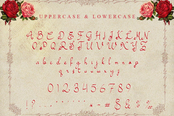 Wedding Date Font Poster 3