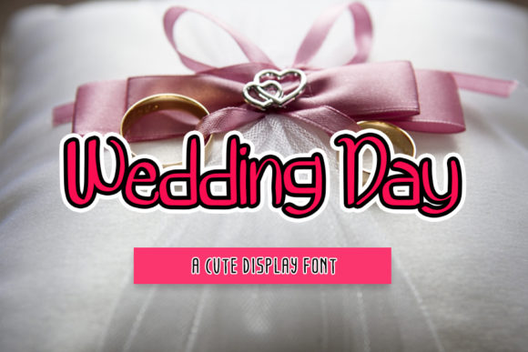Wedding Day Font Poster 1