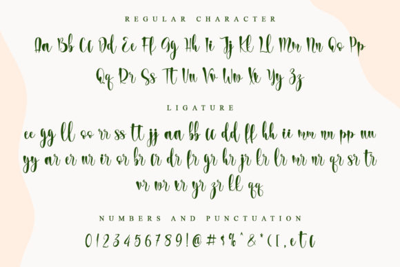 Wedding Dress Font Poster 7