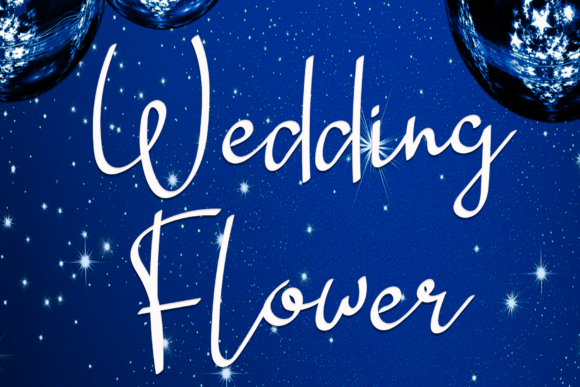 Wedding Flower Font