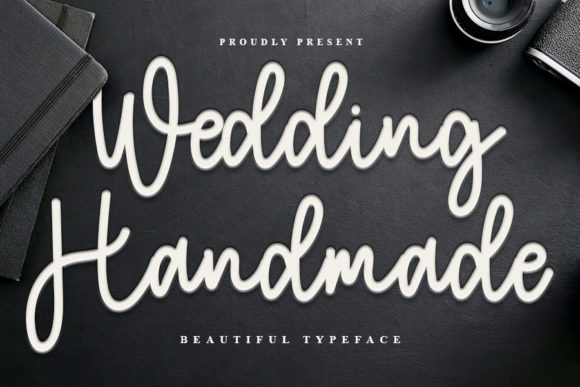 Wedding Handmade Font Poster 1