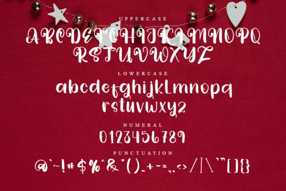 Wedding Ornament Font Poster 5