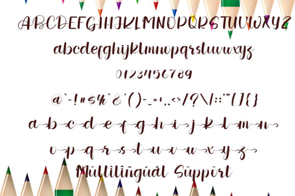 Wedding Signature Font Poster 6
