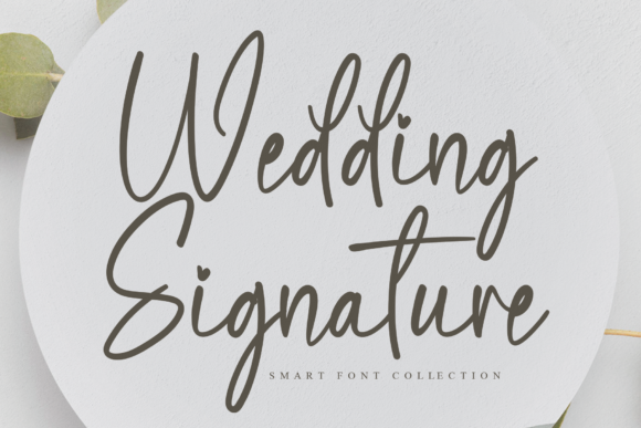 Wedding Signature Font