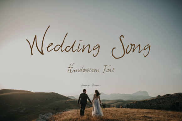 Wedding Song Font Poster 1
