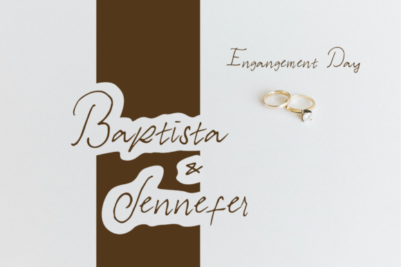 Wedding Song Font Poster 3