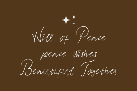 Wedding Song Font Poster 4