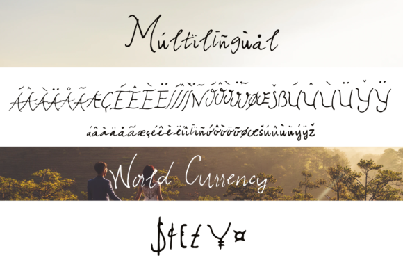Wedding Song Font Poster 8