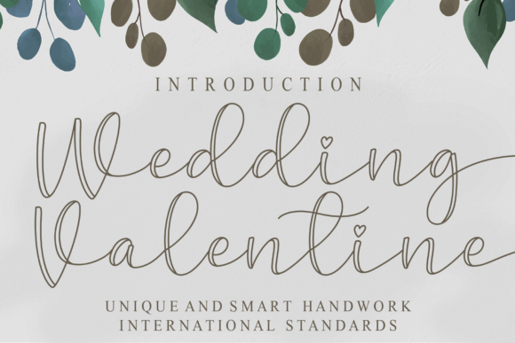 Wedding Valentine Font