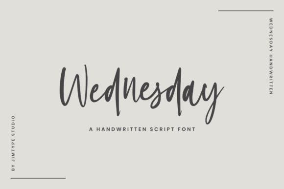 Wednesday Font Poster 1