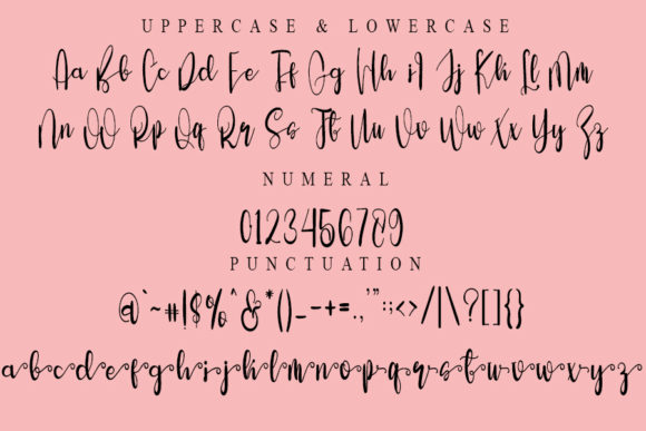 Weighty Font Poster 6