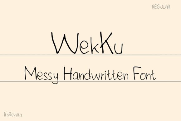 Wekku Font Poster 1