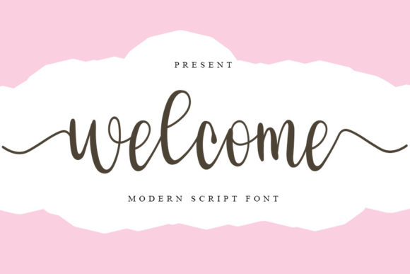 Welcome Font Poster 1