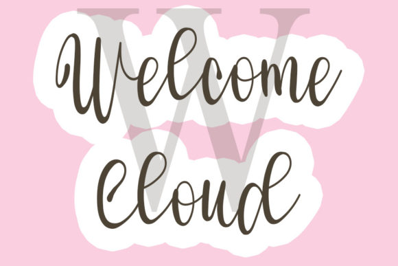Welcome Font Poster 2
