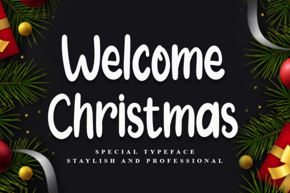 Welcome Christmas Font