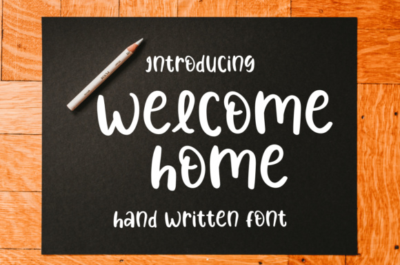 Welcome Home Font Poster 1