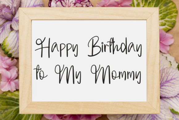Welcome Mothers Font Poster 3