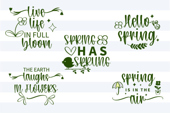 Welcome Spring Font Poster 3